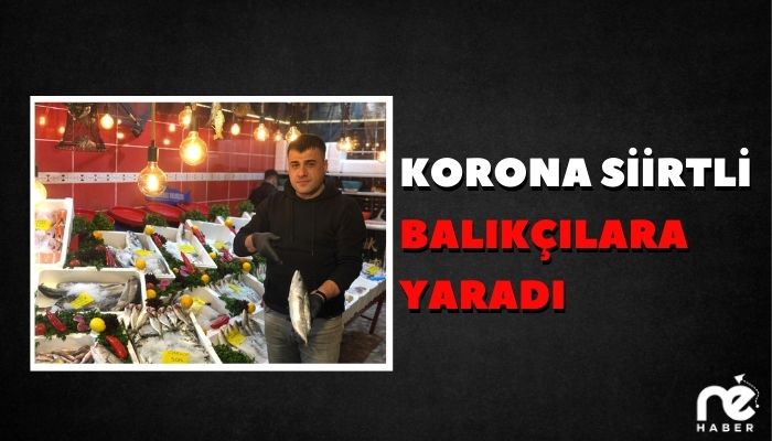 KORONA SİİRTLİ BALIKÇILARA YARADI