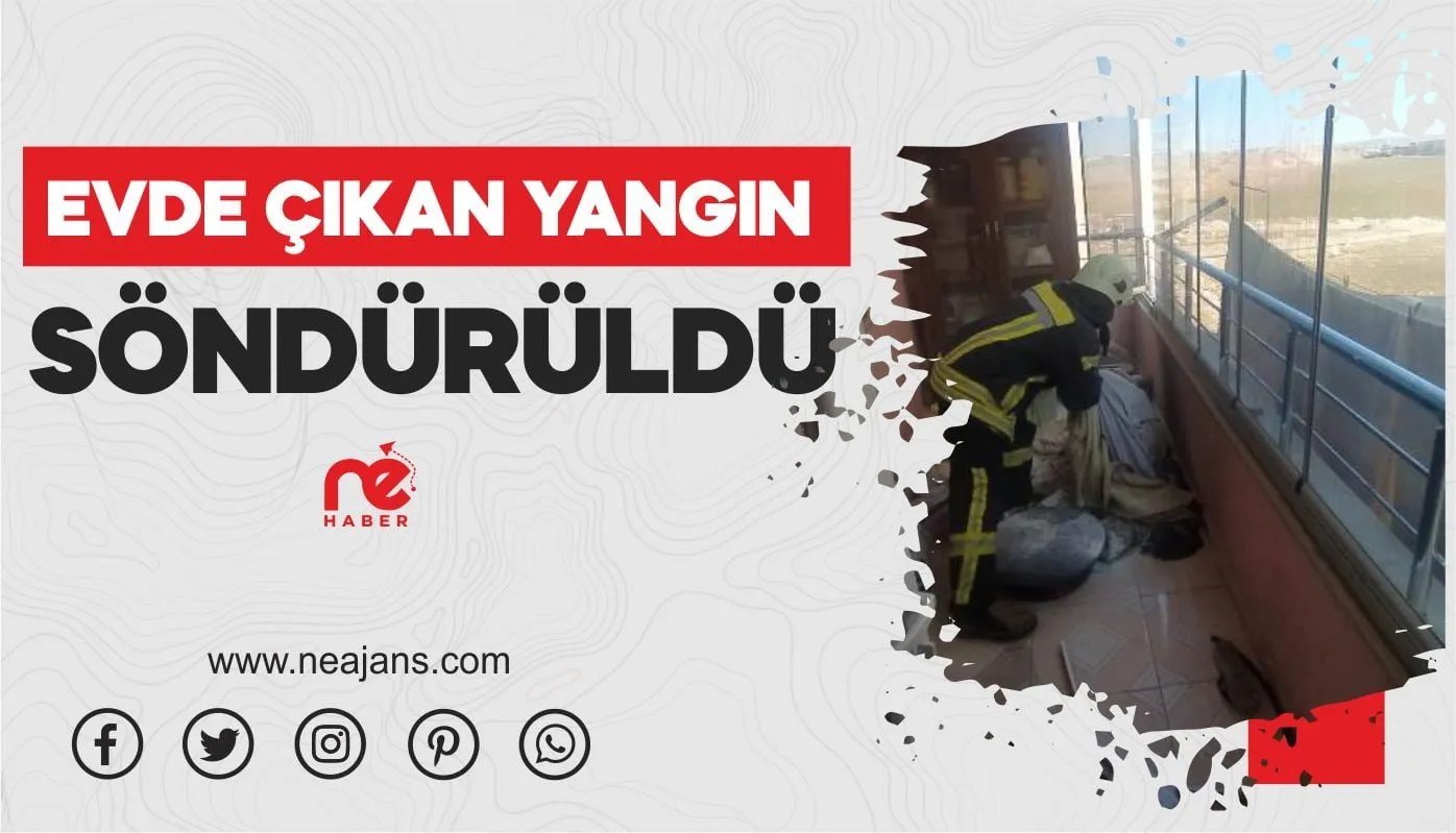 SİİRT’TE BİR EVDE ÇIKAN YANGIN KISA SÜREDE SÖNDÜRÜLDÜ