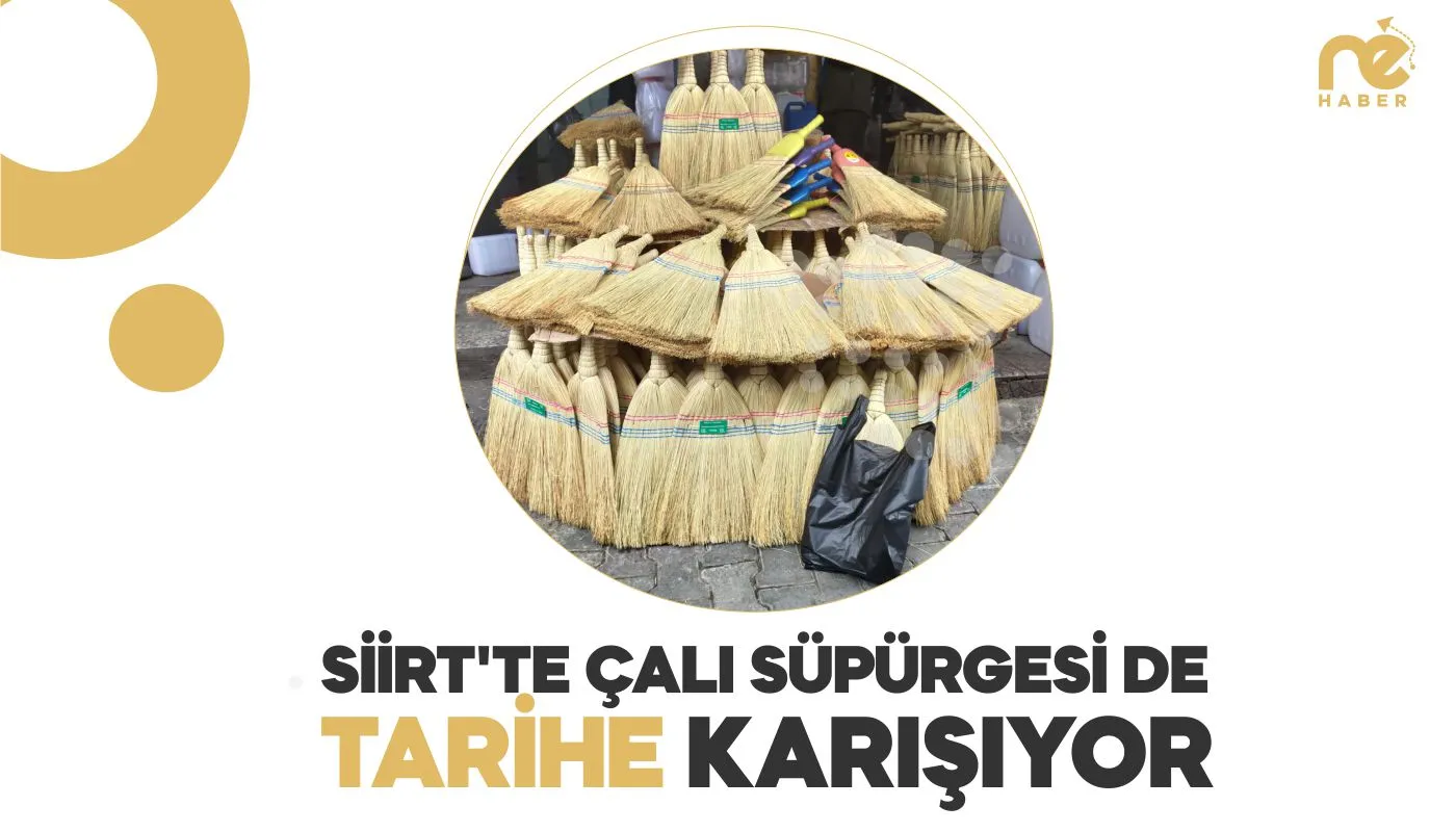 SİİRT’TE ÇALI SÜPÜRGESİ DE TARİHE KARIŞIYOR