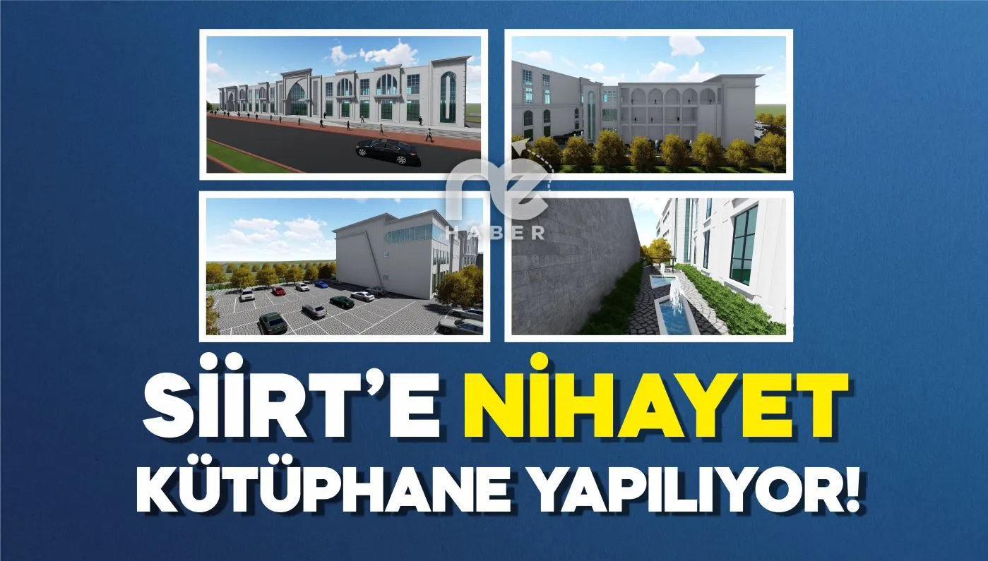 SİİRT’E NİHAYET KÜTÜPHANE YAPILIYOR