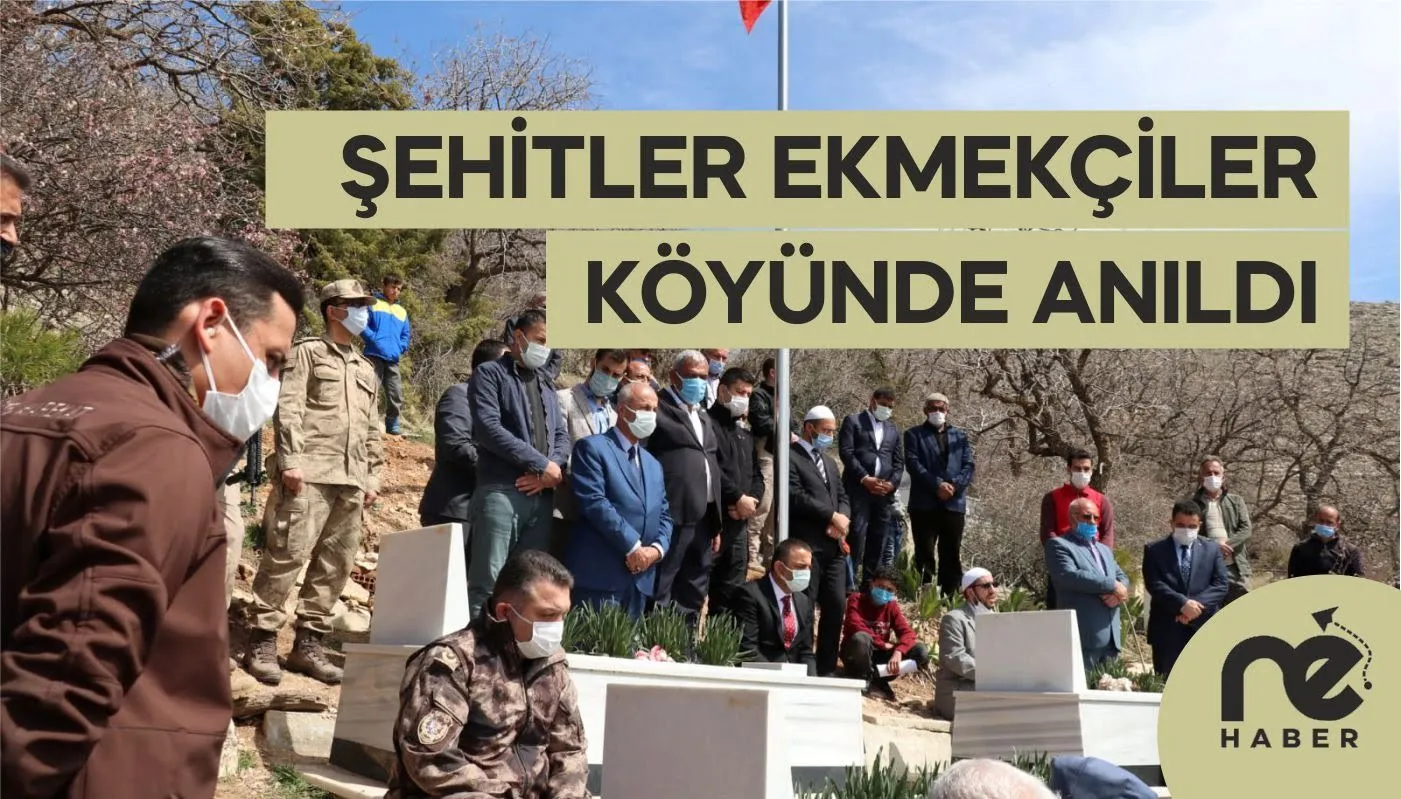 ŞEHİTLER EKMEKÇİLER KÖYÜNDE ANILDI