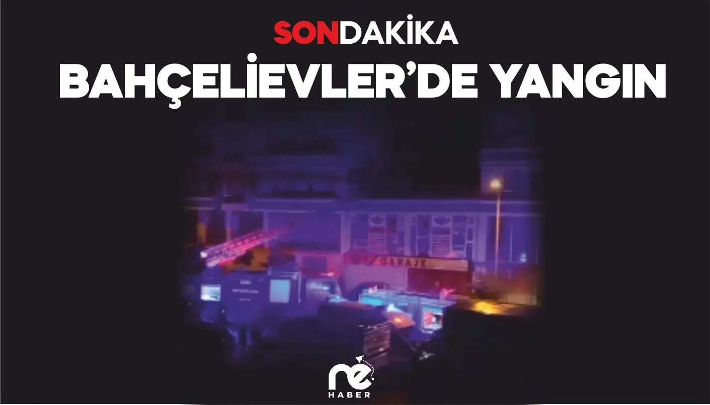 BAHÇELİEVLER MAHALLESİ'NDE YANGIN