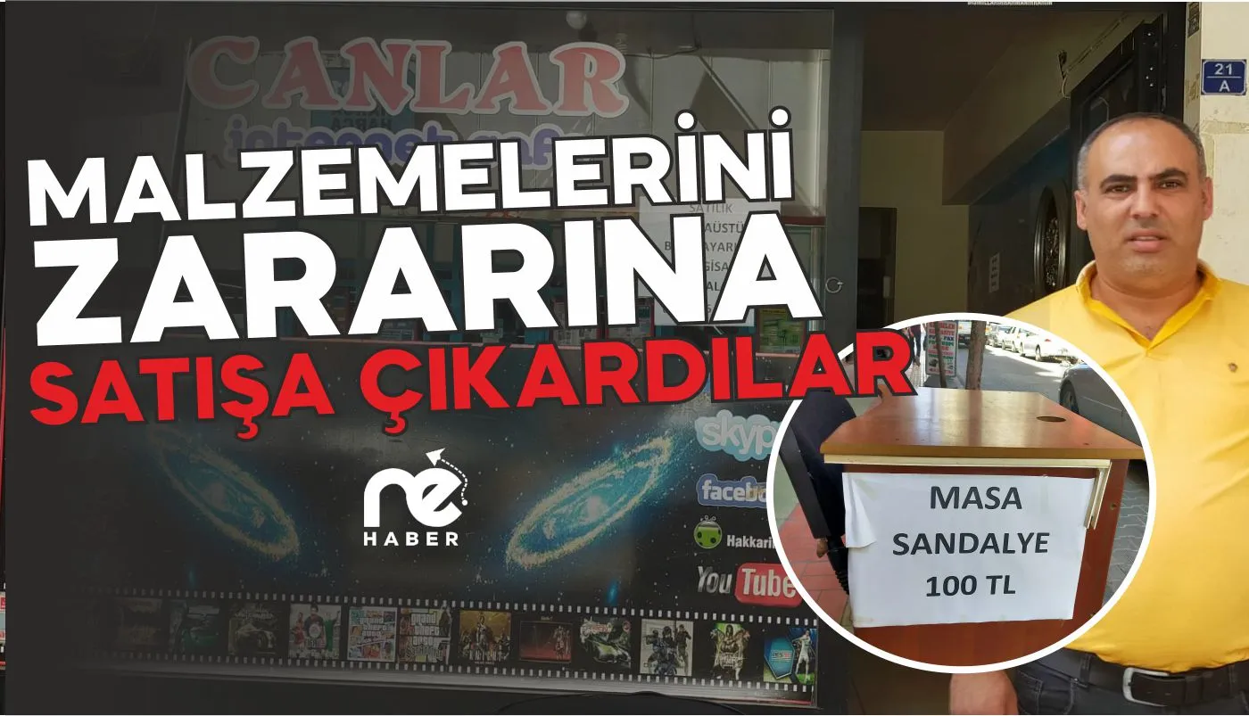 İNTERNET KAFELER MALZEMELERİNİ ZARARINA SATIŞA ÇIKARDI