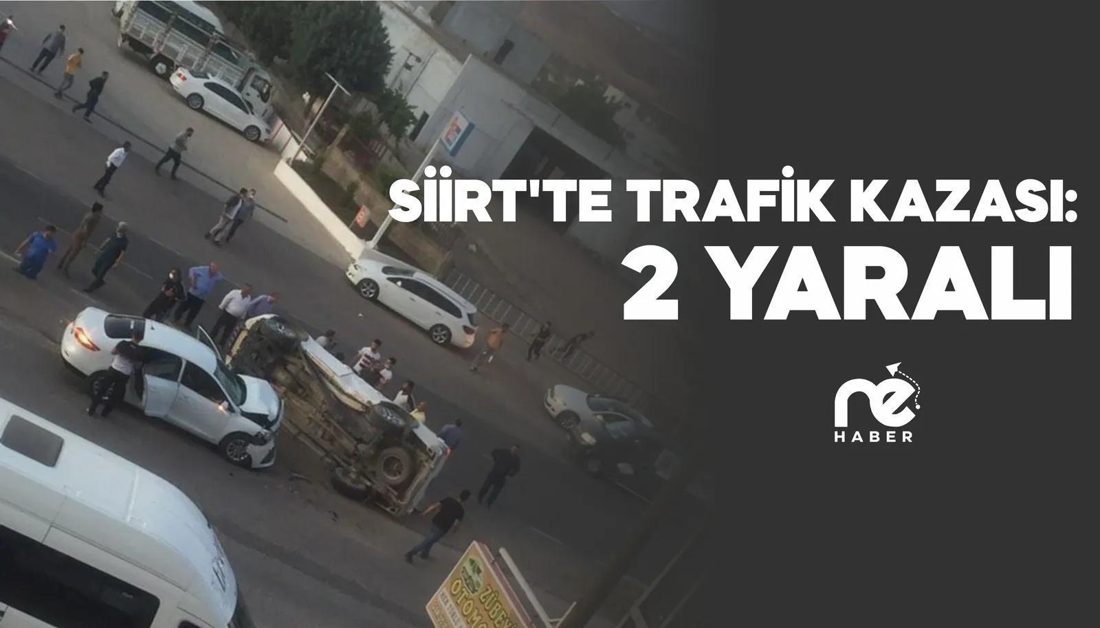 SİİRT’TE TRAFİK KAZASI: 2 YARALI