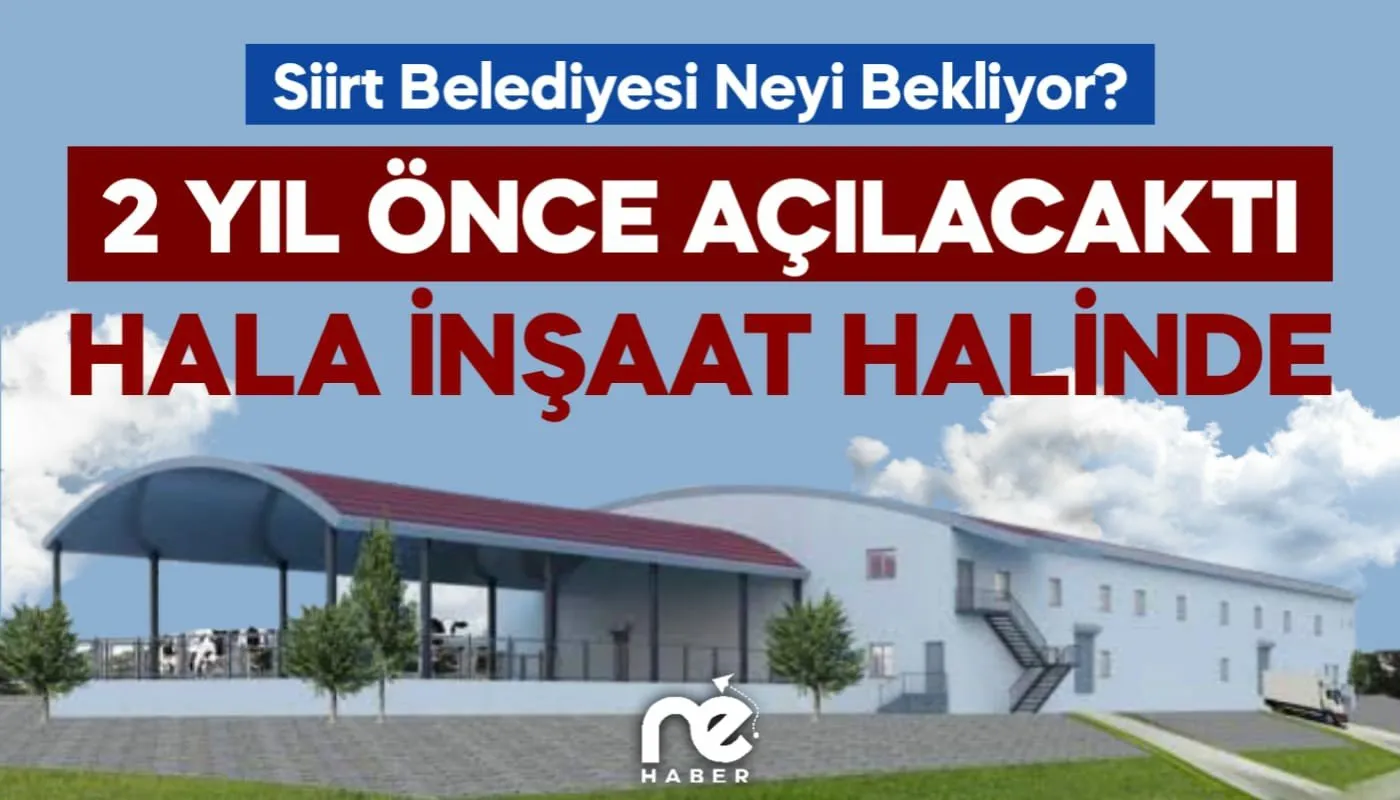 2 YIL ÖNCE AÇILACAKTI HALA İNŞAAT HALİNDE