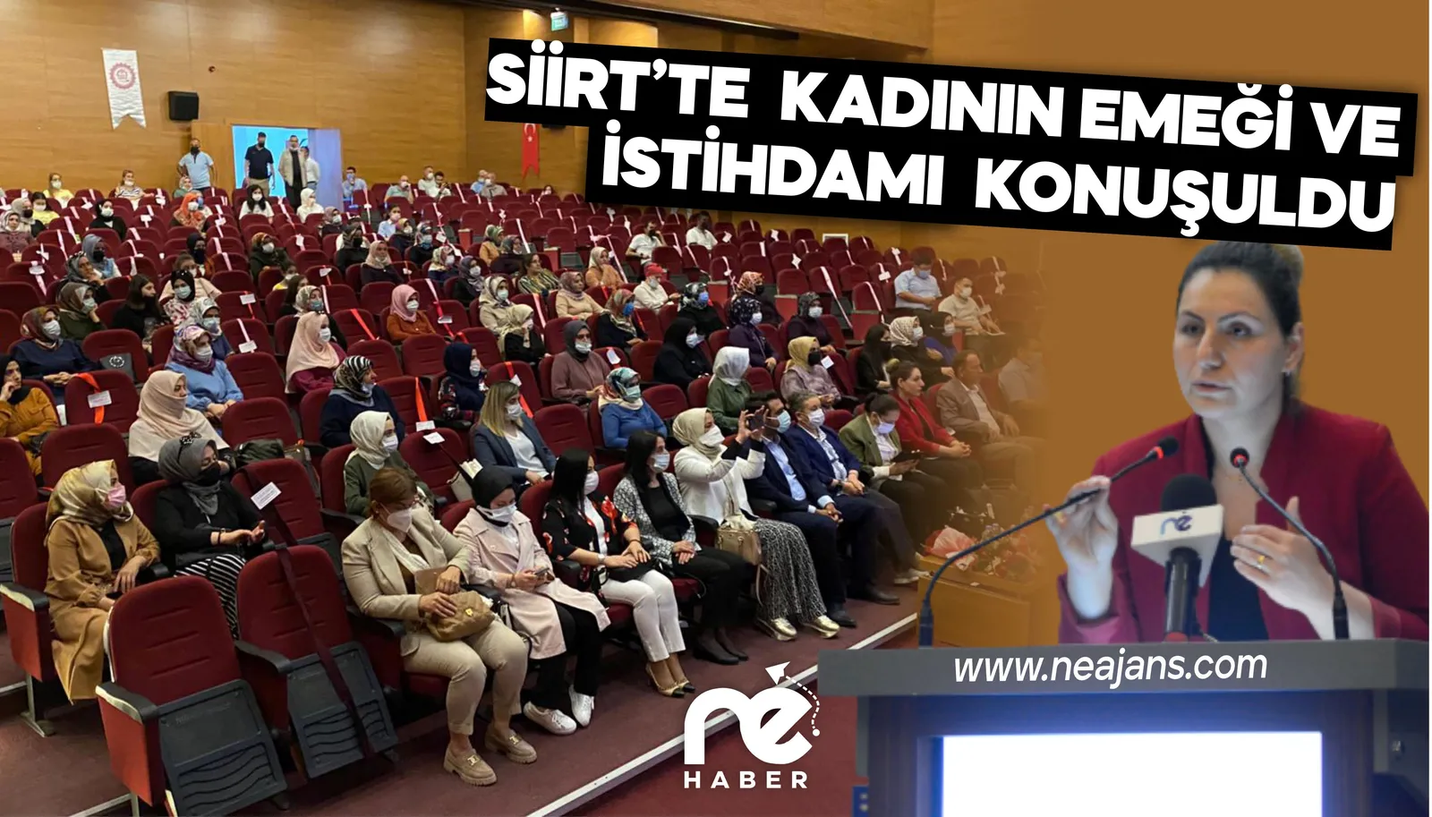SİİRT'TE "KADININ EMEĞİ VE İSTİKBALİ" PROGRAMI DÜZENLENDİ