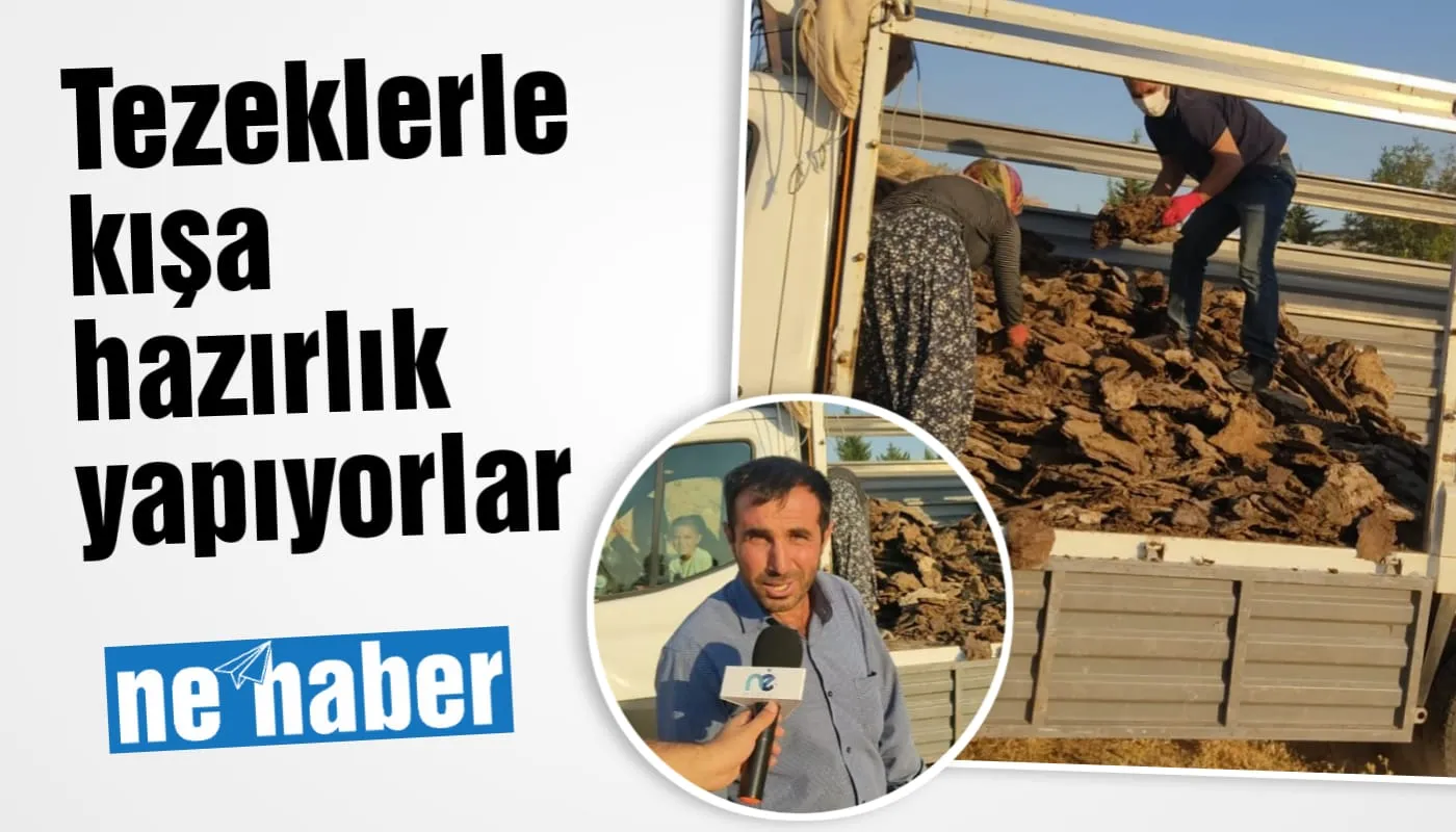 Tezeklerle kışa hazırlık yapıyorlar