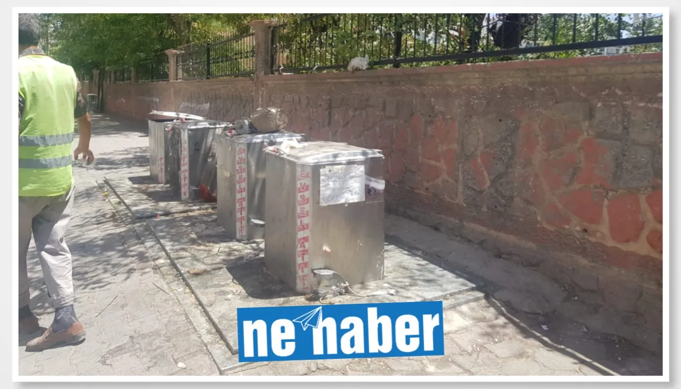 Çöp konteynerleri için ekipler harekete geçti