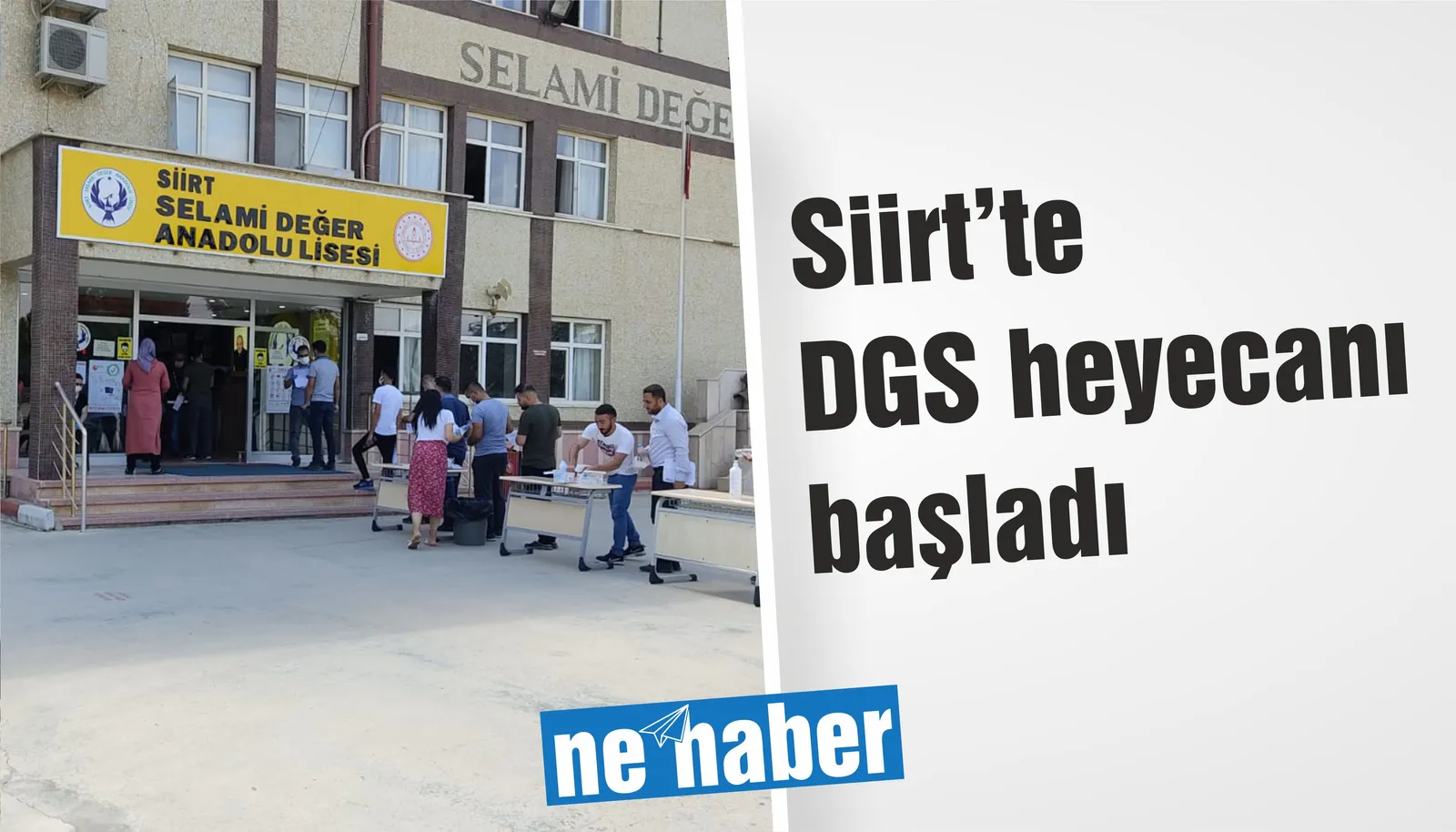 Siirt’te DGS heyecanı başladı