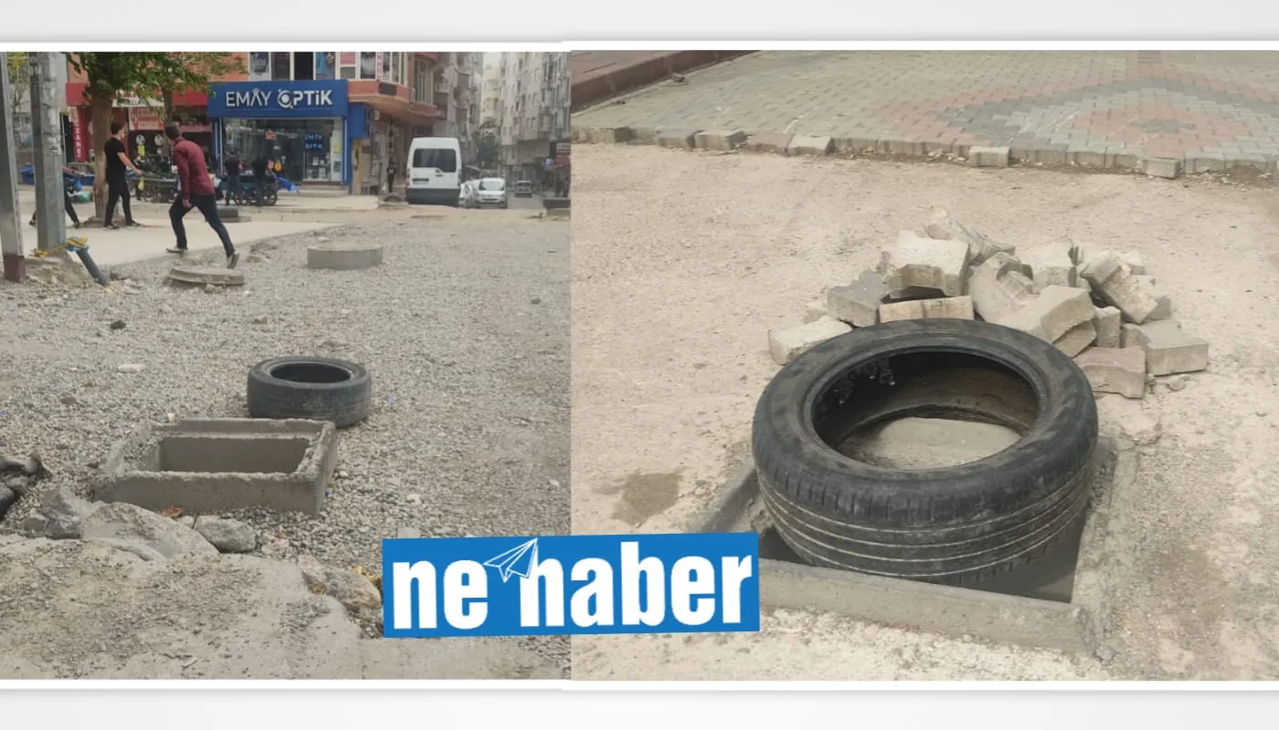 Güres çukurlarına önlem araba tekerleği