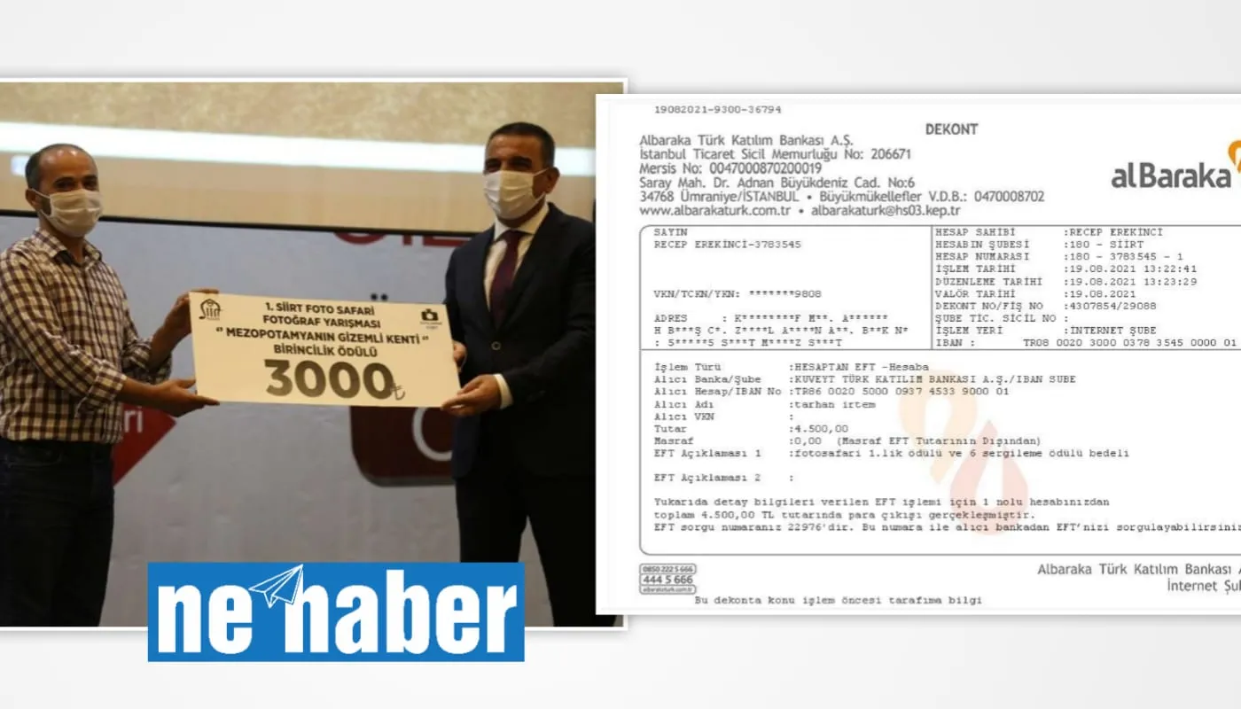 Haberimizin ardından kazanlara ödülleri teslim edildi