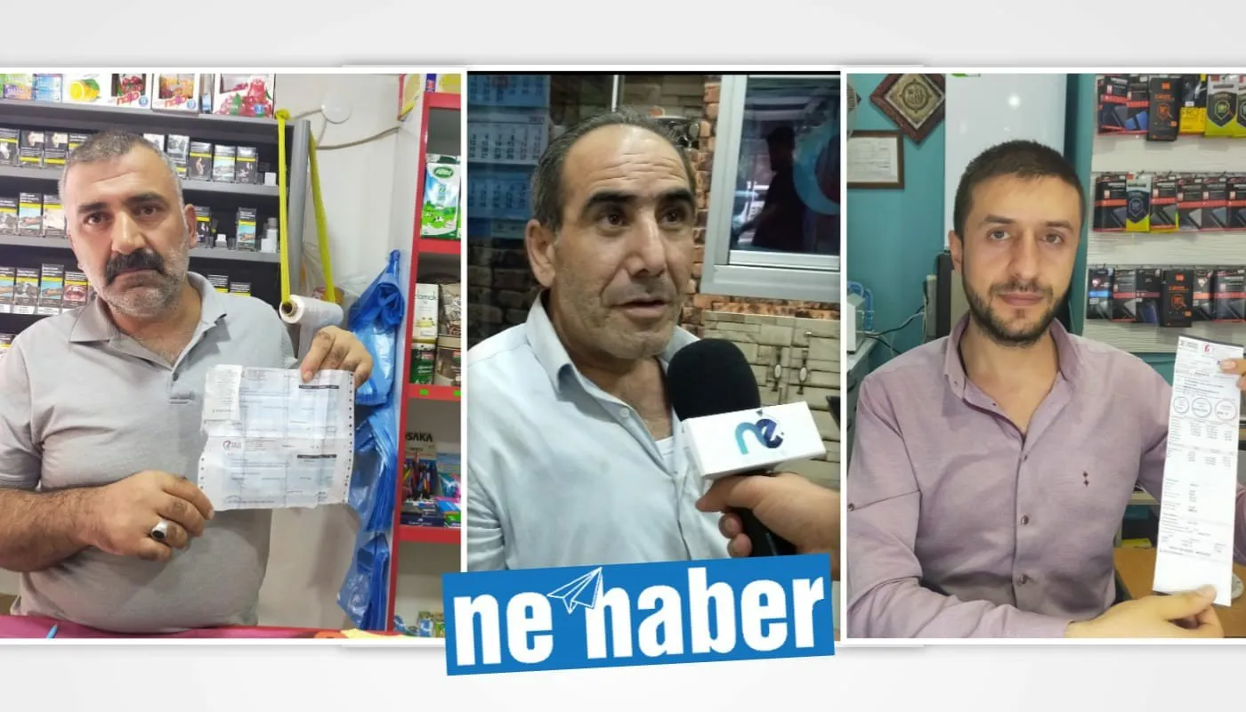 Siirtliler faturaları görünce şok oldu