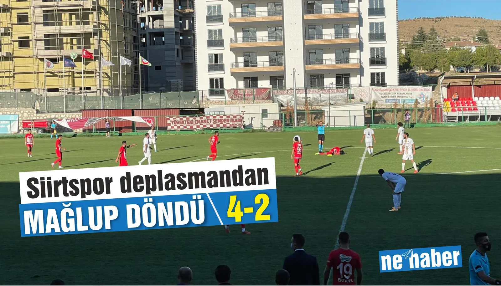 Siirtspor deplasmandan 4-2 mağlup ayrıldı