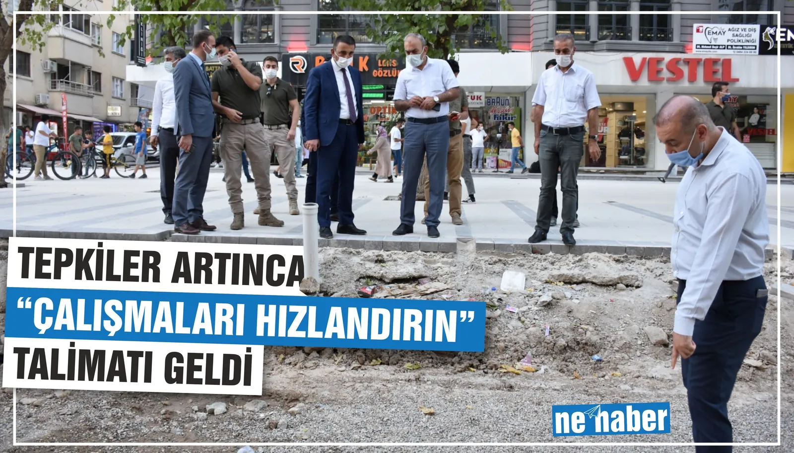 Tepkiler artınca "çalışmaları hızlandırın" talimatı geldi