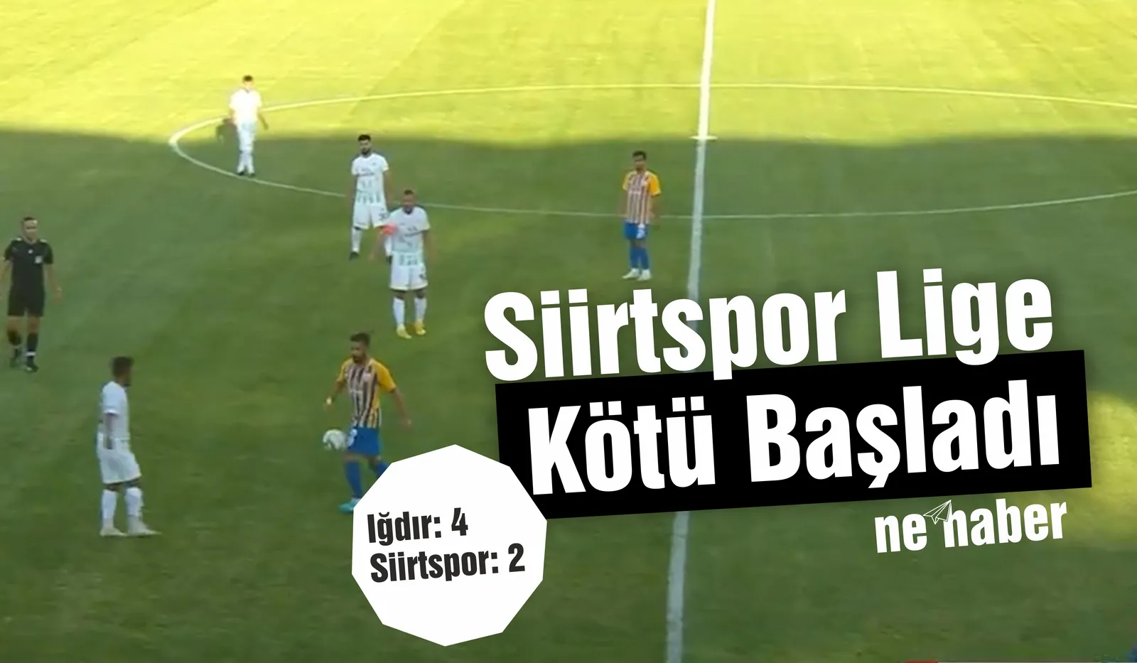 Siirtspor lige kötü başladı