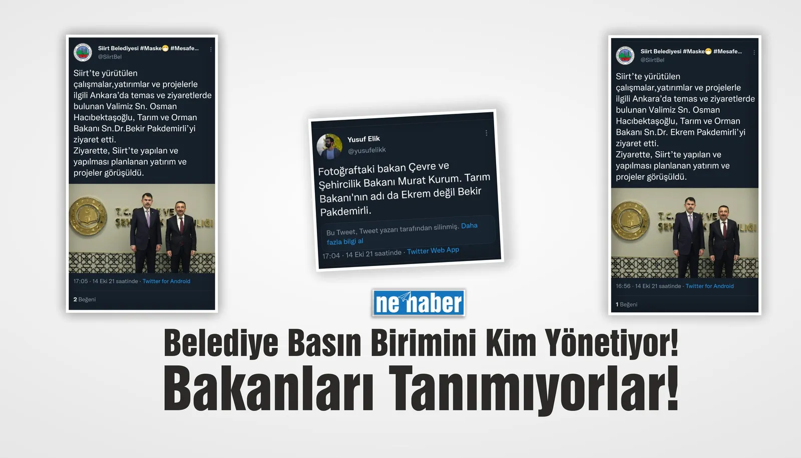 Belediye Basın Birimini Kim Yönetiyor! Bakanları Tanımıyorlar!