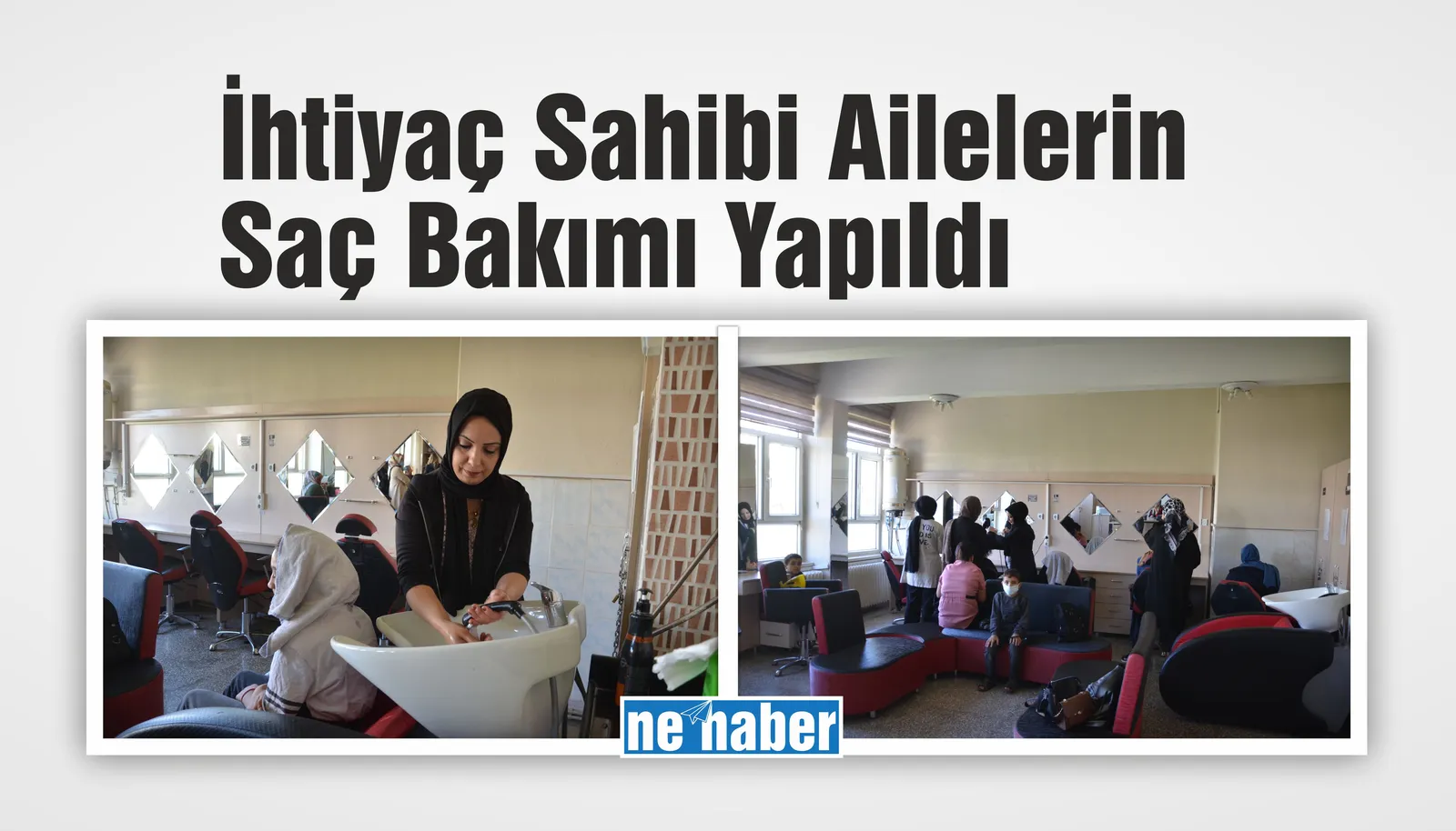 İhtiyaç Sahibi Ailelerin Saç Bakımı Yapıldı