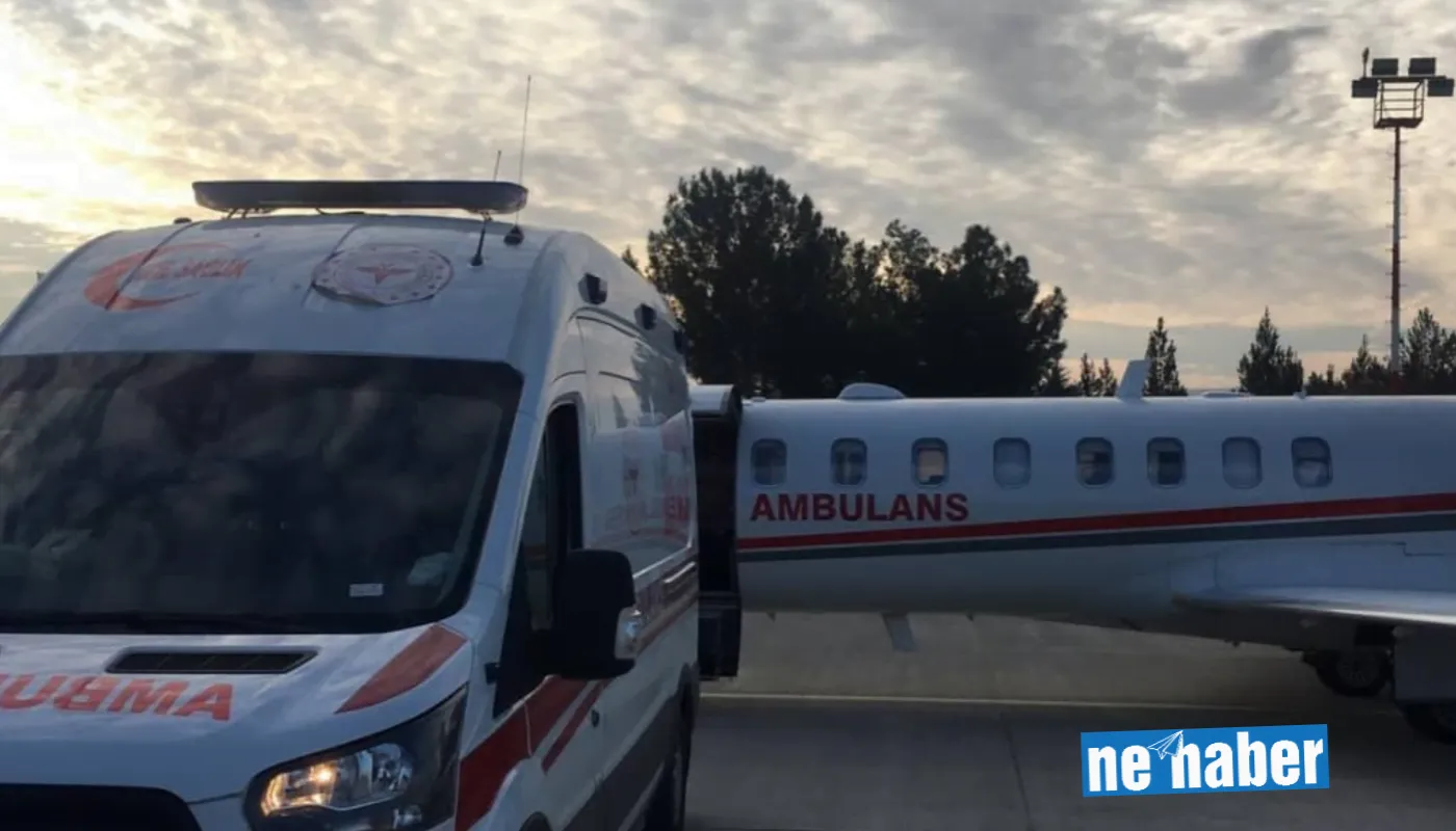 3 Yaşındaki Hasta Ambulans Uçakla Ankara'ya Gönderildi