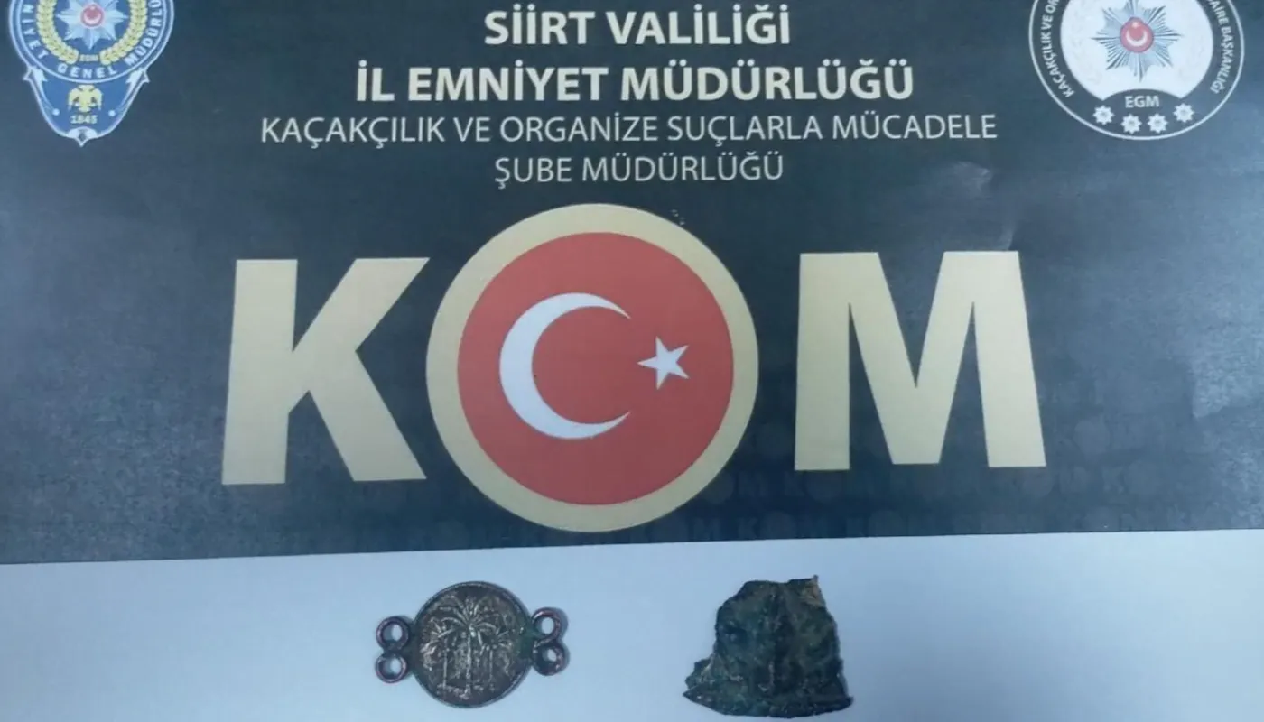 Siirt’te tarihi eser ele geçirildi