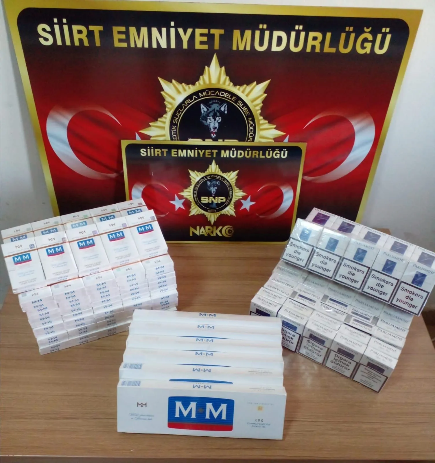 Kurtalan'da 280 Paket Kaçak Sigara Ele Geçirildi
