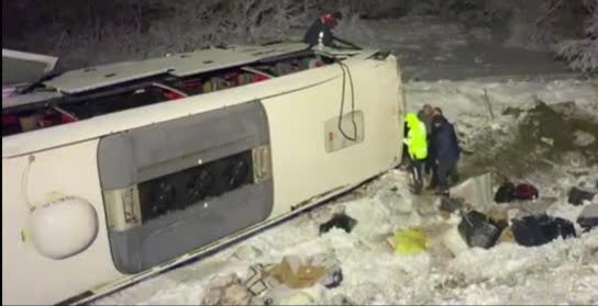 Siirt'ten Marmaris'e Giden Otobüs Devrildi: 15 Yaralı