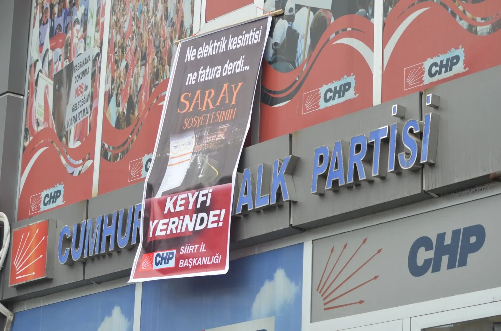CHP Siirt İl Başkanlığı: "Ne Elektrik Kesintisi, Ne Fatura Derdi Saray Sosyetesinin Keyfi Yerinde"