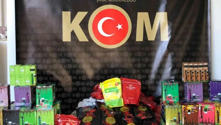 Siirt’te Gümrük Kaçağı Tütün Ele Geçirildi