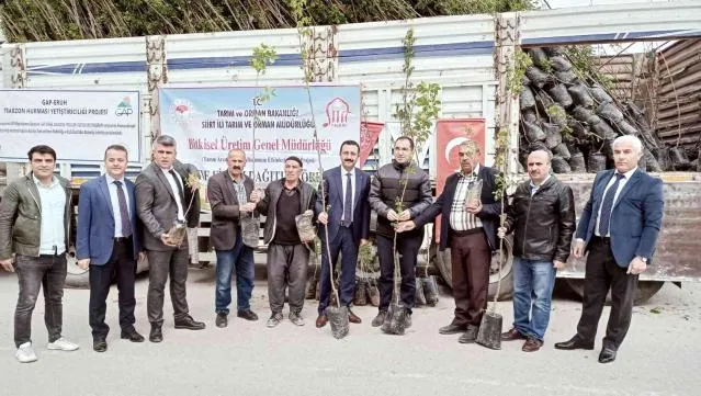 <strong>Siirt'te 1700 Dekar Üzerine 'Siirt Fıstığı' Ve 'Trabzon Hurması' Dikimi Yapılacak</strong>