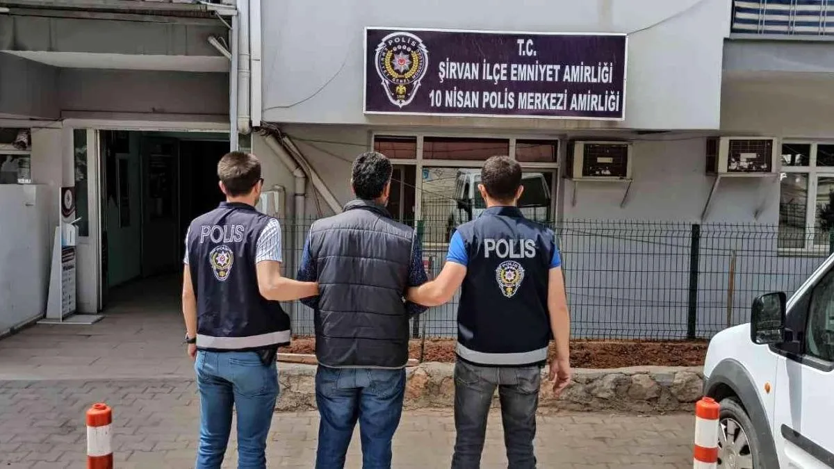 Siirt'te kasten öldürme suçundan hükümlü şahıs yakalandı