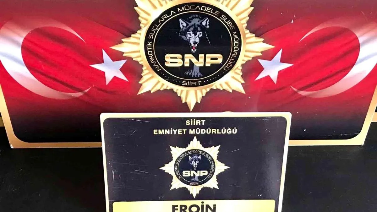 Siirt'te uyuşturucu madde ele geçirildi