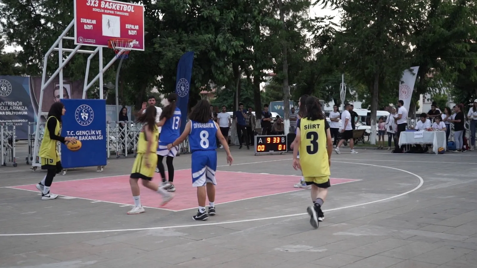 3’e 3 Basketbol Turnuvası Bölge Finali Siirt’te Yapılıyor