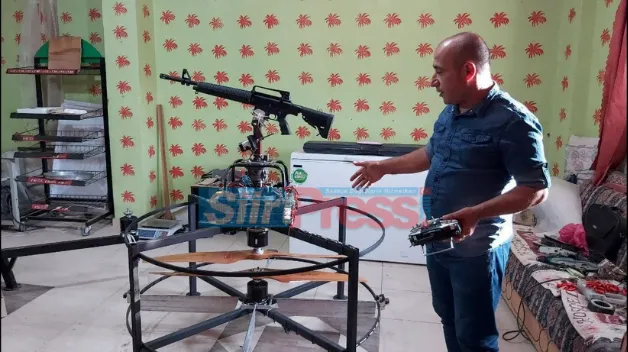 İlkokul Mezunu Siirtli Kaşif, Uçan Silahlı Platform Yaptı