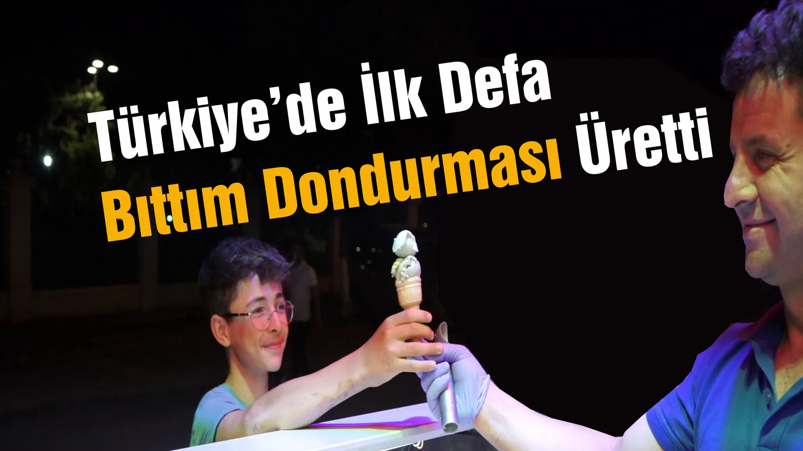 Türkiye’de İlk Defa Bıttım Dondurması Ürettiler