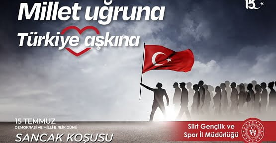 Siirt'te 15 Temmuz Şehitleri Sancak Koşusu Düzenlenecek