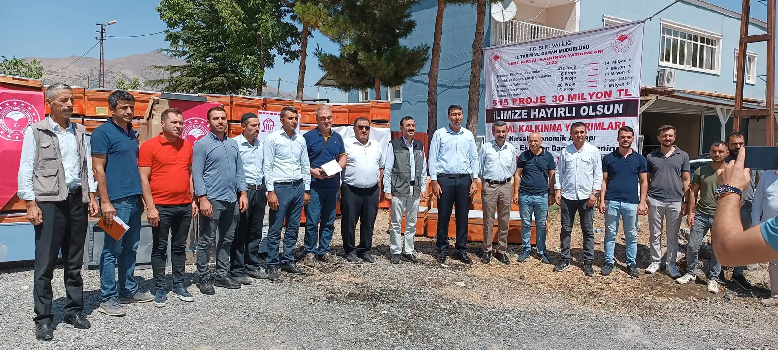 Siirtli Balcılara 610 Bin Liralık Ekipman Desteği