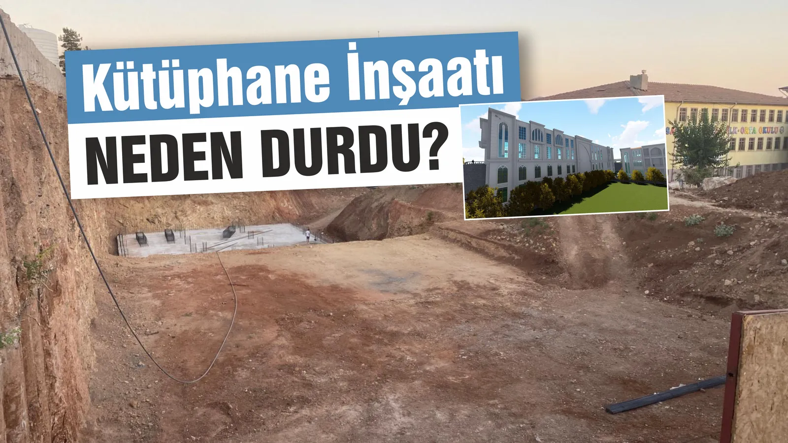 Kütüphane İnşaatı Neden Durdu?