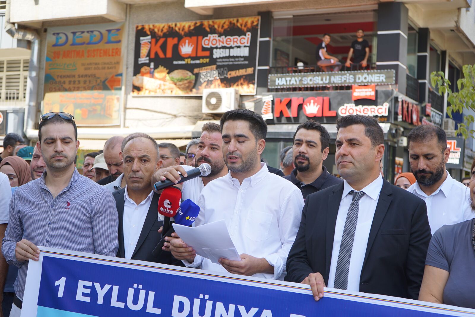 Siirt’te 1 Eylül Dünya Barış Günü Nedeniyle Basın Açıklaması Düzenledi