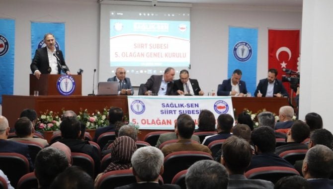 Eviz Yeniden Sağlık-Sen Siirt Şube Başkanı Seçildi