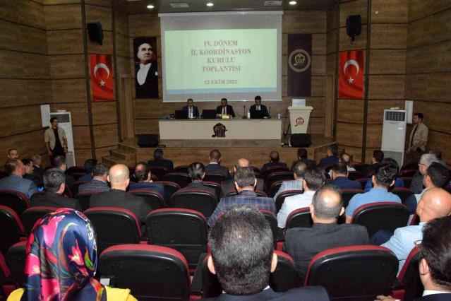 Siirt'te İl Koordinasyon Kurulu Toplantısı Gerçekleşti