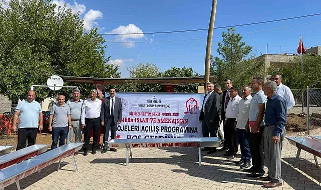 Siirt'te Besicilere 70 Adet Hayvan İçme Suyu Tesisi Dağıtıldı