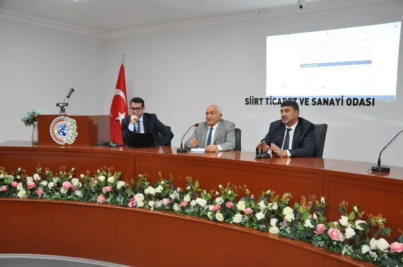 Siirt’te Tüccar ve Sanayiciler Çeşitli Destekler ve Teşvikler Konusunda Bilgilendirildi