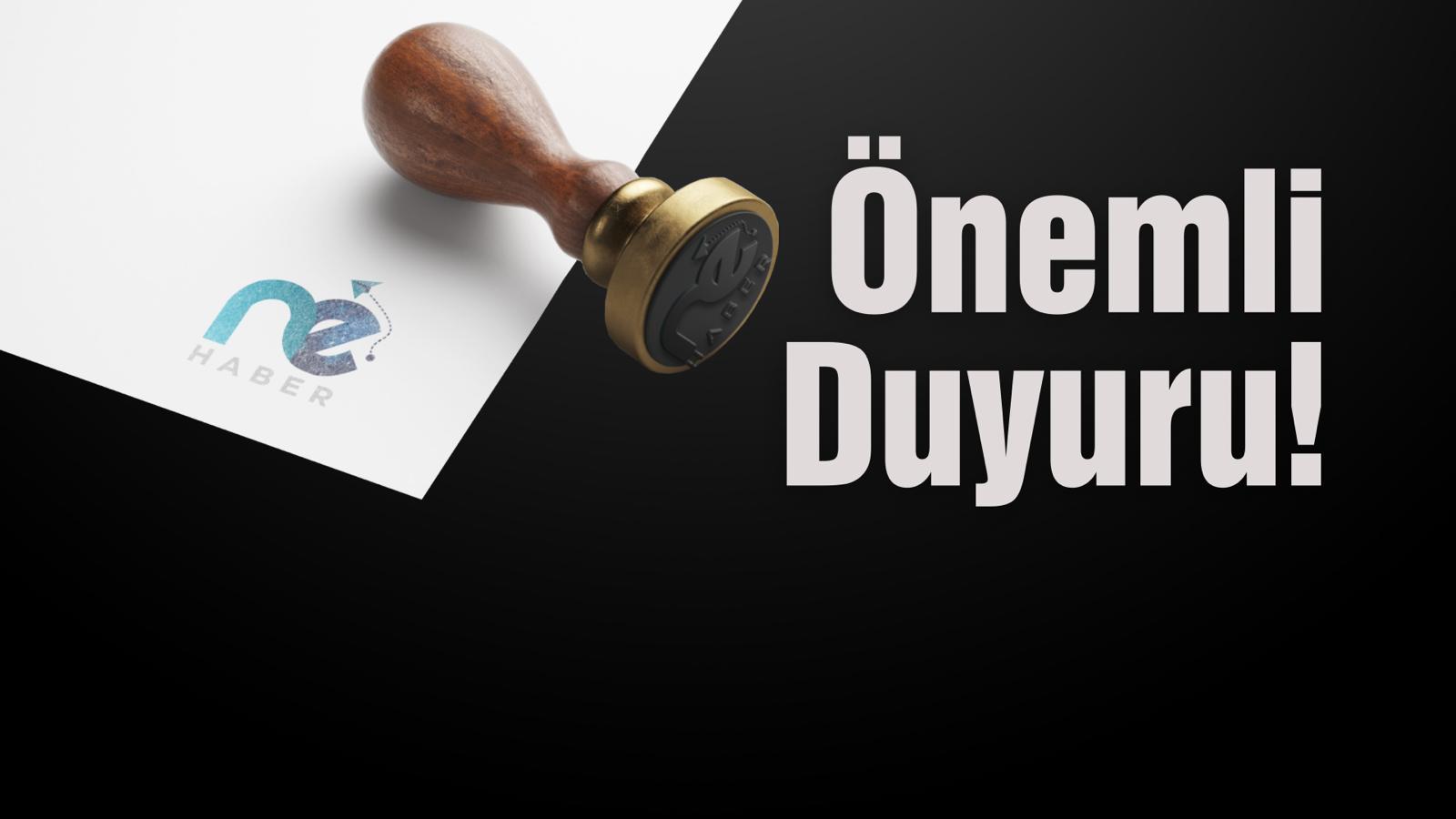 Önemli Duyuru!