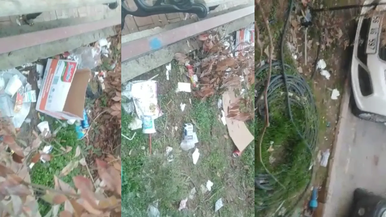 Çöplük Değil Hastane Bahçesi