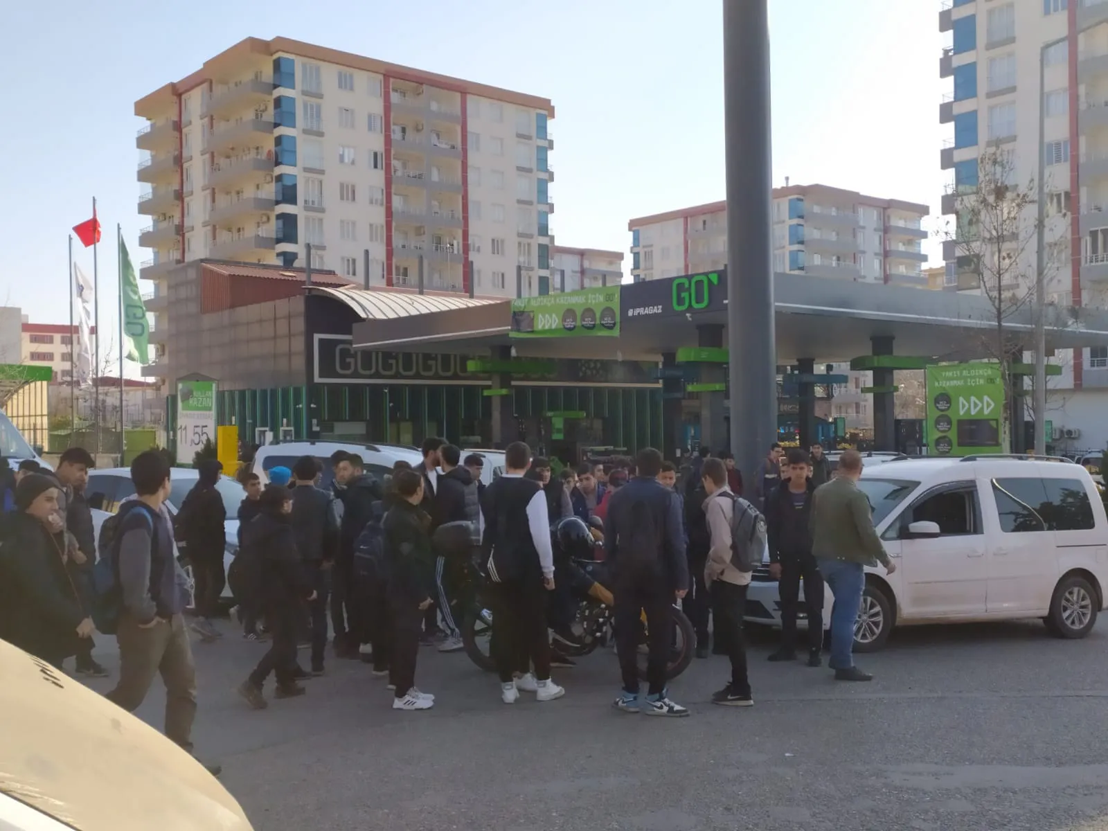 Siirt'te İki Sürücü Arasında Yol Verme Tartışması