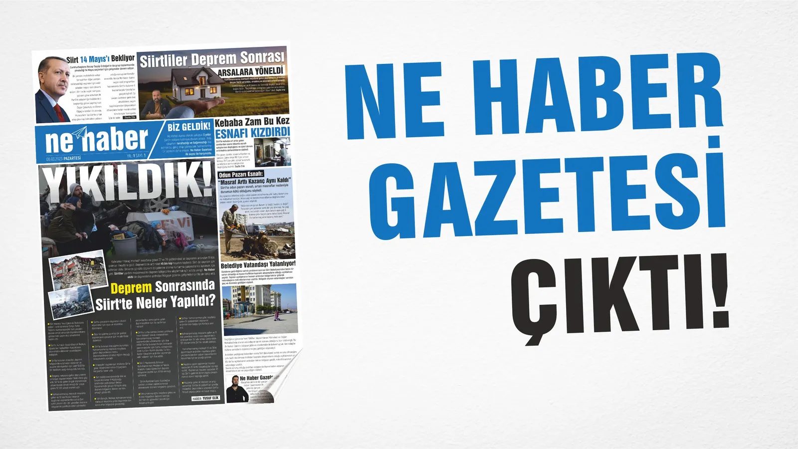 Ne Haber Gazetesi Sayı: 1