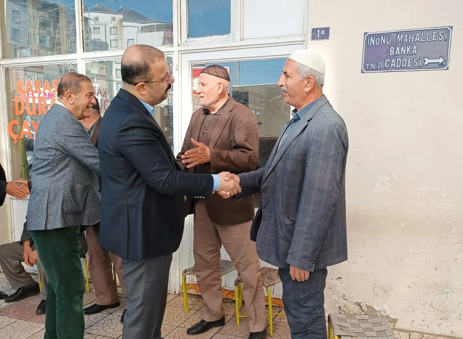 CHP Adayı Dayanan İlçe Ziyaretlerine Başladı
