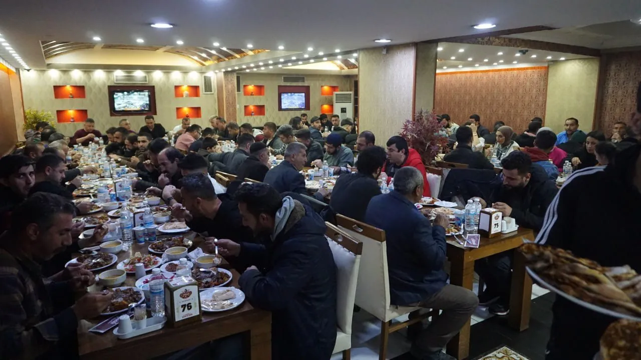 Siirt'te Sanayi Esnafı İftar Programında Bir Araya Geldi