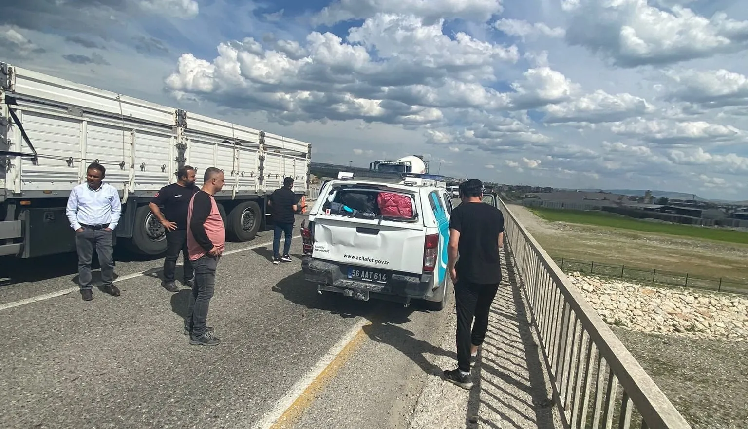 Siirt UMKE Ekibi Batman Yolunda Kaza Yaptı