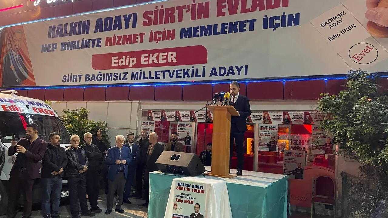 Bağımsız Aday Eker'den Tanıtım Toplantısı