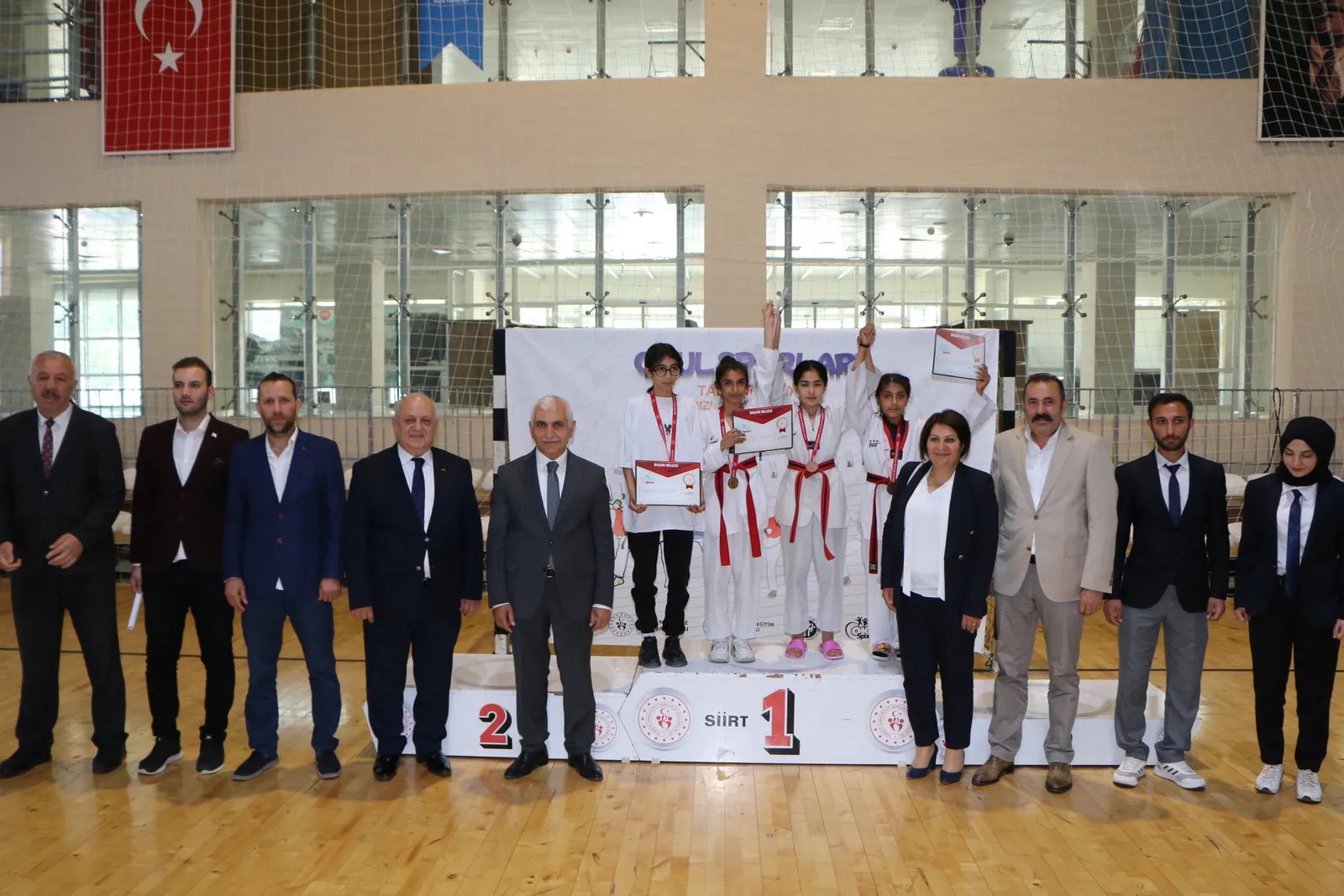 Tekvandonun Yıldızları Siirt’te Yarışıyor